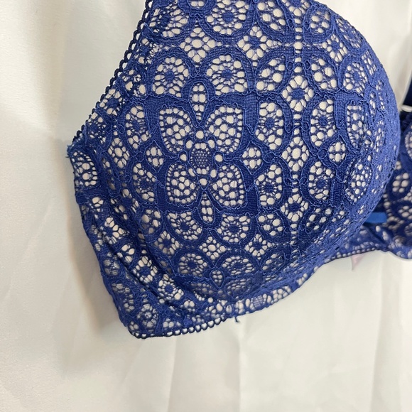 Victoria's Secret Blue Lace Bra 34 C - Picture 11 of 16